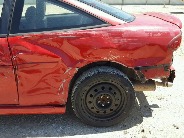 1G1JH12F237293358 - 2003 CHEVROLET CAVALIER L RED photo 9