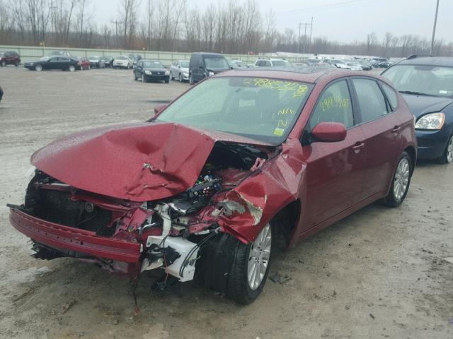 JF1GH6B64AH803348 - 2010 SUBARU IMPREZA 2. RED photo 2