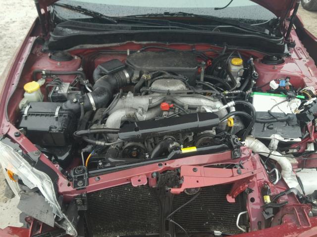 JF1GH6B64AH803348 - 2010 SUBARU IMPREZA 2. RED photo 7