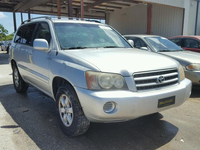 JTEGF21A430110257 - 2003 TOYOTA HIGHLANDER SILVER photo 1