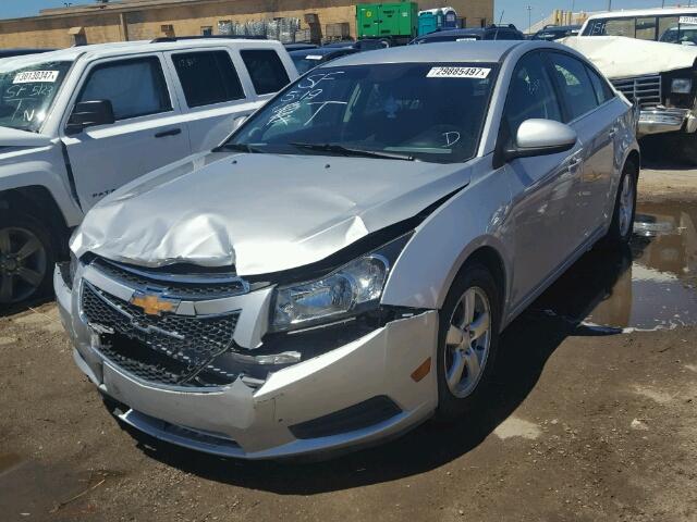 1G1PC5SBXD7120072 - 2013 CHEVROLET CRUZE SILVER photo 2