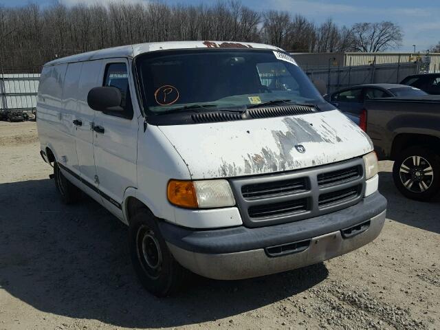 2D7JB21YX3K507611 - 2003 DODGE RAM VAN B2 WHITE photo 1