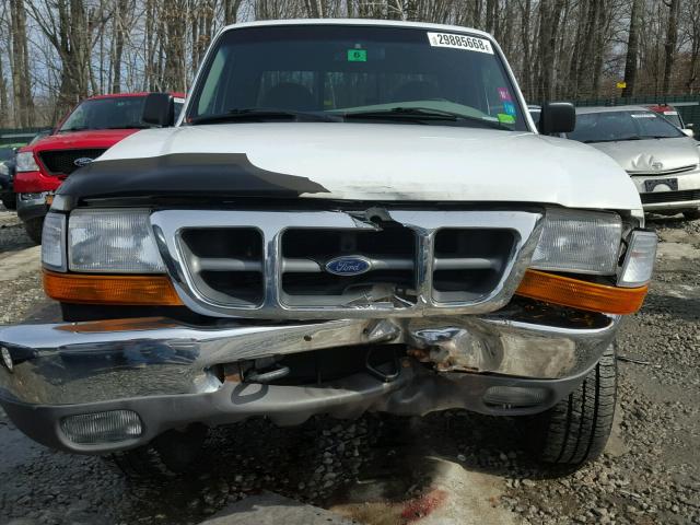 1FTZR15V1YTA58894 - 2000 FORD RANGER SUP WHITE photo 9