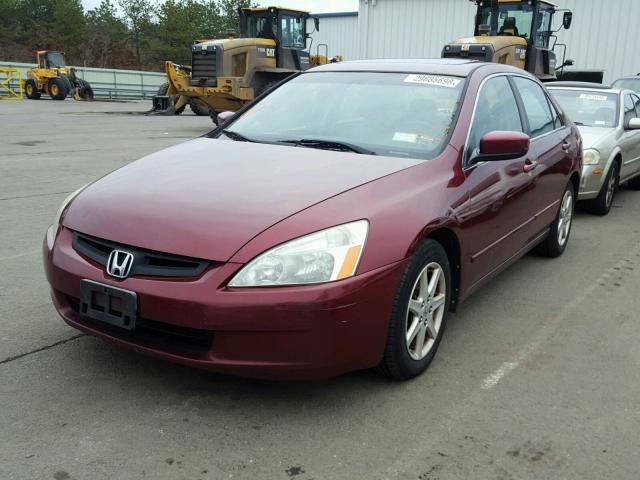 1HGCM66514A067084 - 2004 HONDA ACCORD EX RED photo 2