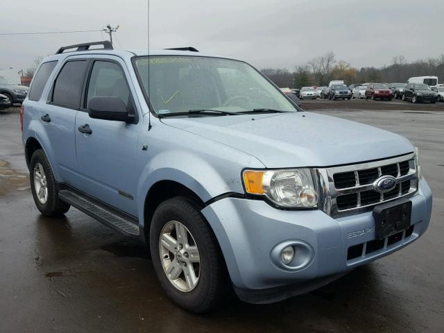 1FMCU59H18KA59092 - 2008 FORD ESCAPE HEV BLUE photo 1