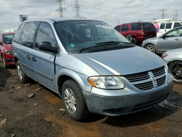 1D4GP25BX5B285367 - 2005 DODGE CARAVAN SE TEAL photo 1