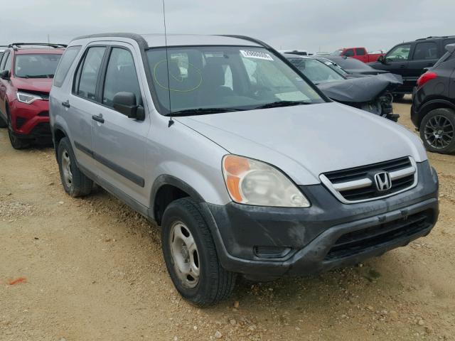 JHLRD68492C023383 - 2002 HONDA CR-V LX SILVER photo 1