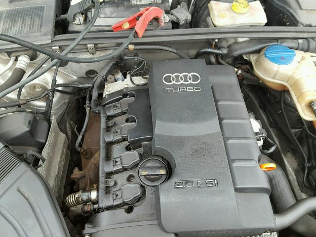 WAUDF78E07A138681 - 2007 AUDI A4 2.0T QU SILVER photo 7