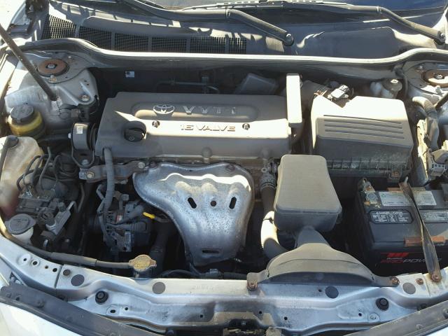 4T1BE46K07U136184 - 2007 TOYOTA CAMRY NEW SILVER photo 7