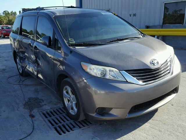 5TDKK3DC0BS153602 - 2011 TOYOTA SIENNA LE GRAY photo 1