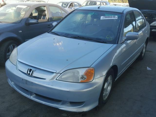 JHMES96683S014526 - 2003 HONDA CIVIC BLUE photo 2