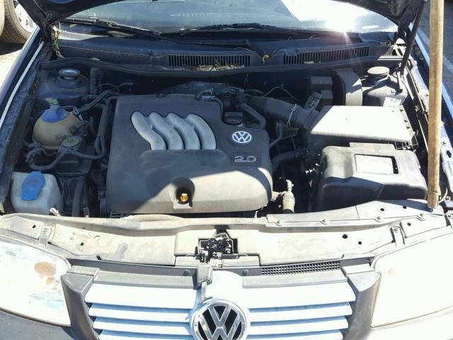 3VWSK69M42M106198 - 2002 VOLKSWAGEN JETTA GLS BLUE photo 7