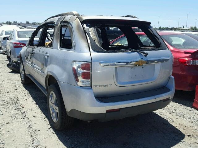 2CNDL33F896212316 - 2009 CHEVROLET EQUINOX SILVER photo 3