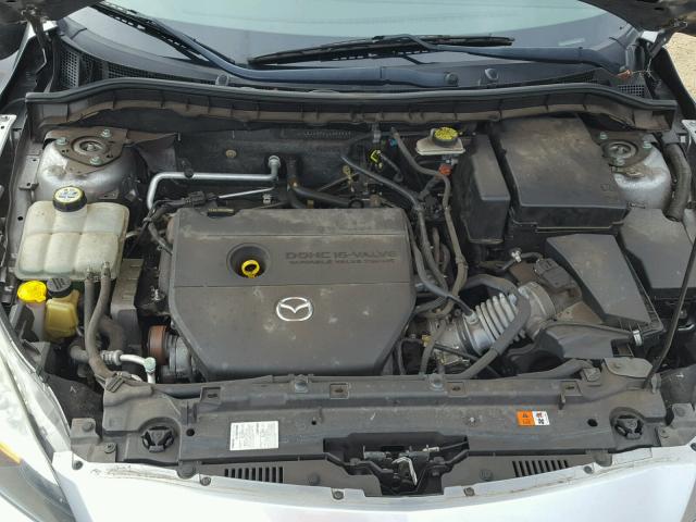 JM1BL1SF6A1285693 - 2010 MAZDA 3 I SILVER photo 7