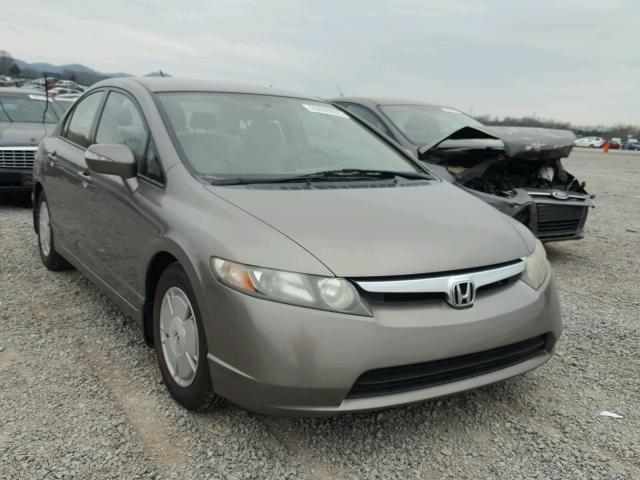 JHMFA36248S031851 - 2008 HONDA CIVIC HYBR BEIGE photo 1