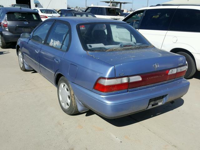 1NXBB02E5TZ470383 - 1996 TOYOTA COROLLA DX BLUE photo 3