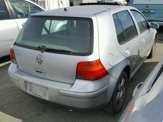 9BWGB61J124026076 - 2002 VOLKSWAGEN GOLF GLS SILVER photo 4