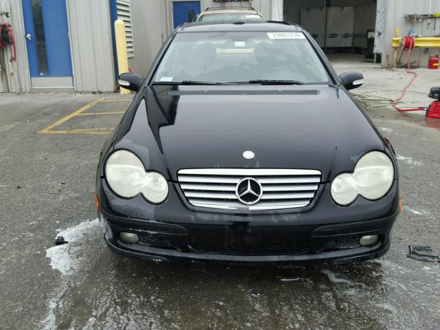 WDBRN40JX4A547154 - 2004 MERCEDES-BENZ C 230K SPO BLACK photo 10