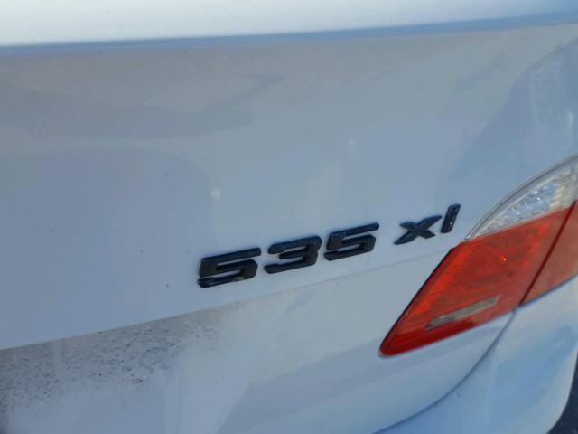 WBAPT73568CX00716 - 2008 BMW 535 XI Blanc photo 9