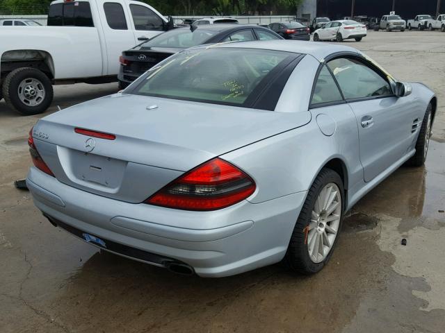 WDBSK71F48F141384 - 2008 MERCEDES-BENZ SL 550 SILVER photo 4