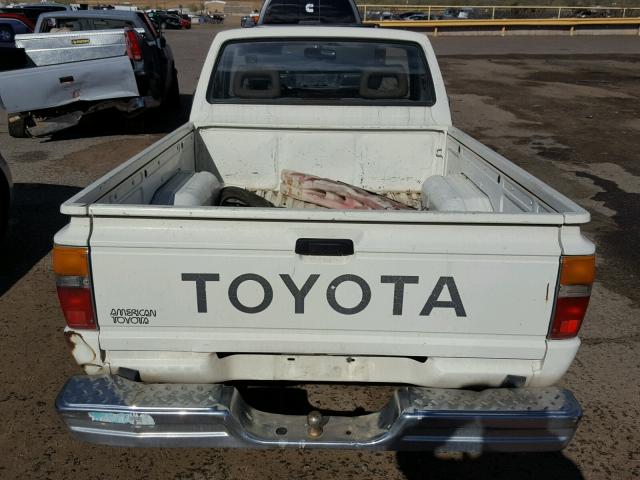 JT4RN50R9H5108927 - 1987 TOYOTA PICKUP 1/2 WHITE photo 6