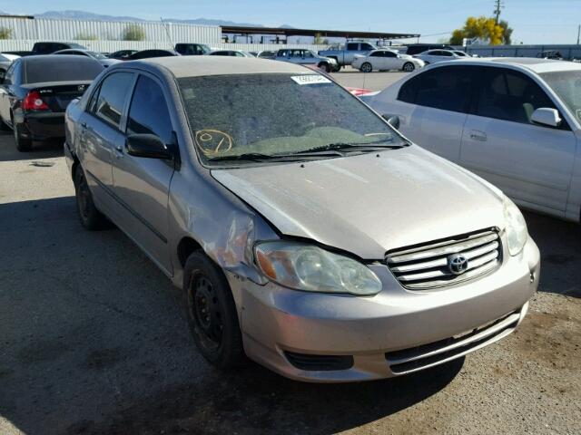 1NXBR32E73Z062139 - 2003 TOYOTA COROLLA SILVER photo 1