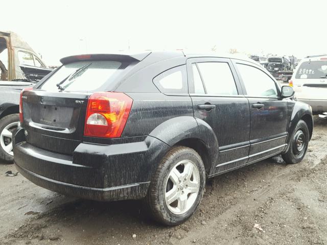 1B3HB48B97D350161 - 2007 DODGE CALIBER SX BLACK photo 4