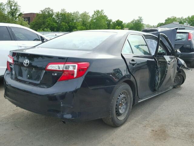 4T4BF1FK2DR278713 - 2013 TOYOTA CAMRY L 黑色 照片 4