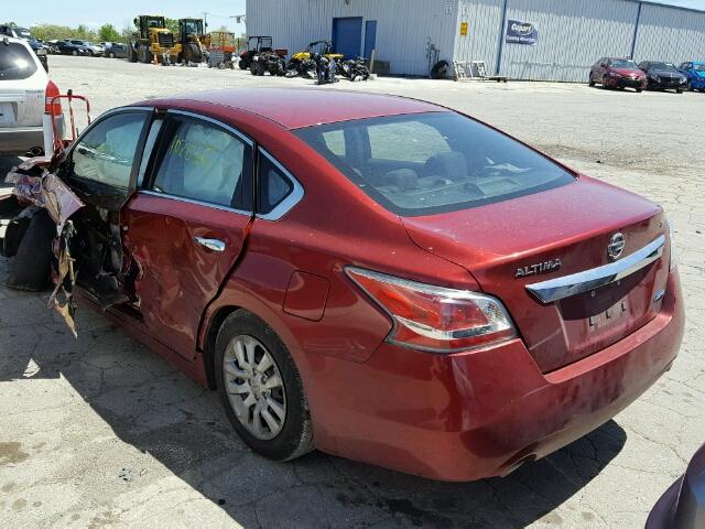 1N4AL3AP9EC201688 - 2014 NISSAN ALTIMA 2.5 BURGUNDY photo 3