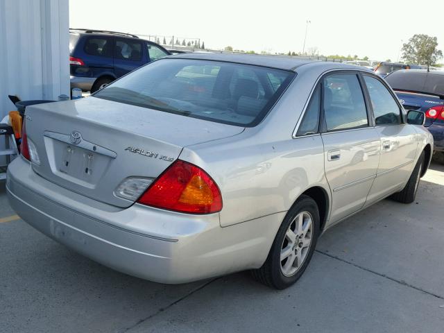 4T1BF28B11U176604 - 2001 TOYOTA AVALON XL SILVER photo 4