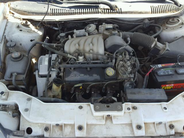 1FALP52U6VG276533 - 1997 FORD TAURUS GL WHITE photo 7