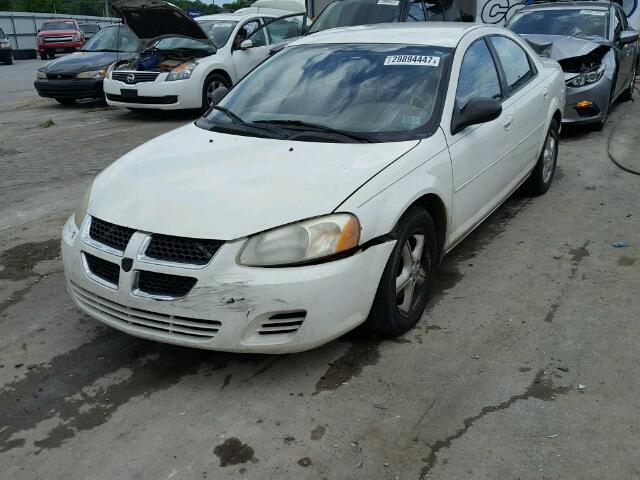 1B3EL46X16N122243 - 2006 DODGE STRATUS SX WHITE photo 2