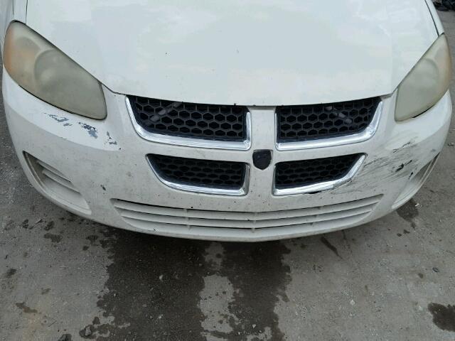 1B3EL46X16N122243 - 2006 DODGE STRATUS SX WHITE photo 9