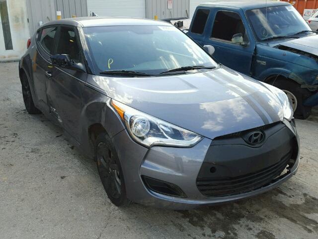 KMHTC6AD3GU292945 - 2016 HYUNDAI VELOSTER B GRAY photo 1