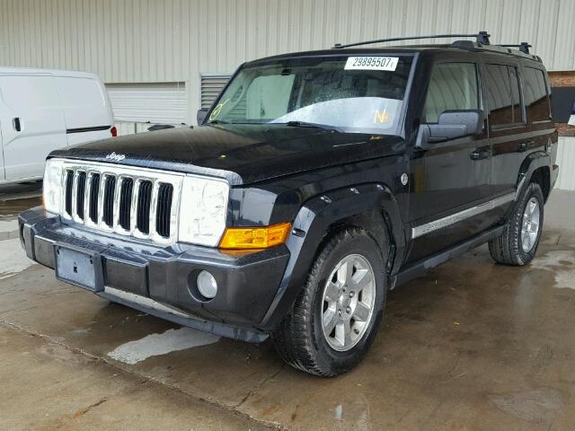 1J8HG58266C167092 - 2006 JEEP COMMANDER BLACK photo 2