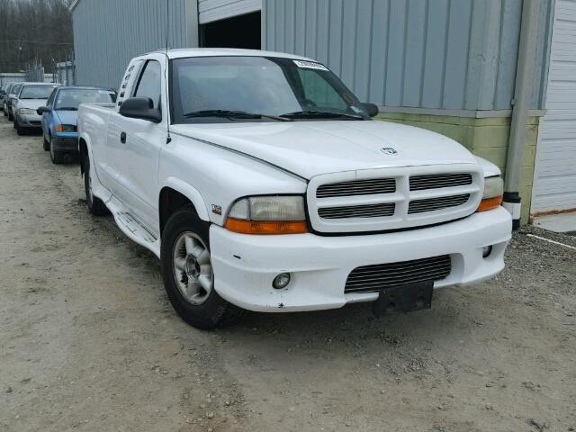 1B7GL23X0VS241904 - 1997 DODGE DAKOTA WHITE photo 1