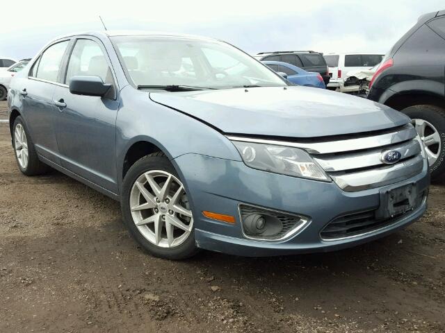 3FAHP0CG6CR328508 - 2012 FORD FUSION SEL BLUE photo 1