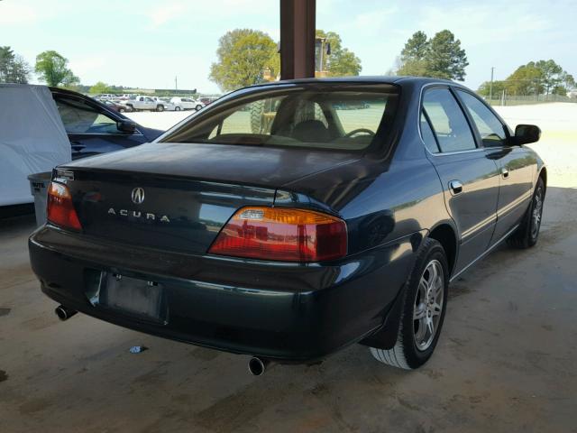 19UUA56661A006924 - 2001 ACURA 3.2TL GREEN photo 4