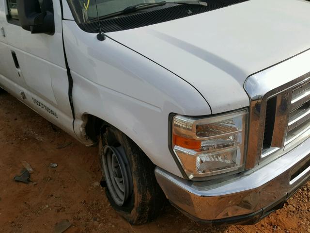 1FBNE31L98DA60708 - 2008 FORD ECONOLINE WHITE photo 9