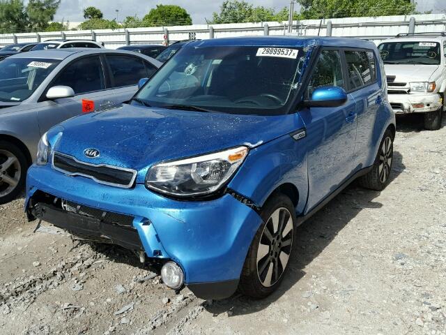 KNDJP3A59G7407456 - 2016 KIA SOUL + BLUE photo 2