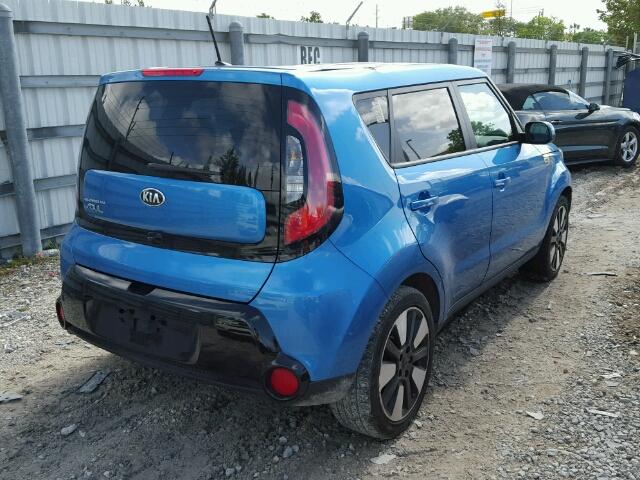 KNDJP3A59G7407456 - 2016 KIA SOUL + BLUE photo 4