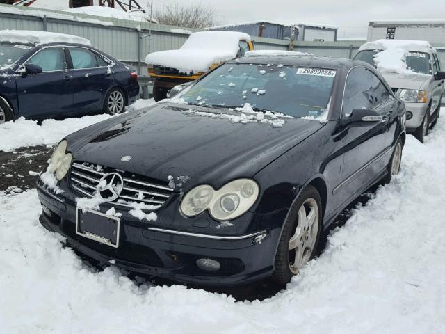 WDBTJ75J54F091403 - 2004 MERCEDES-BENZ CLK 500 BLACK photo 2