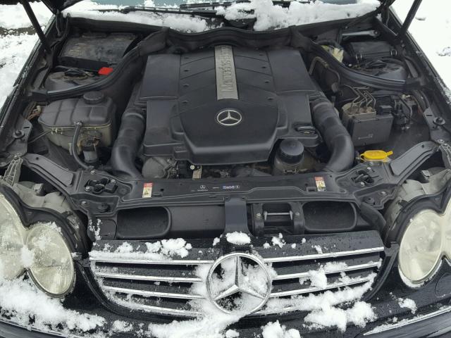 WDBTJ75J54F091403 - 2004 MERCEDES-BENZ CLK 500 BLACK photo 7