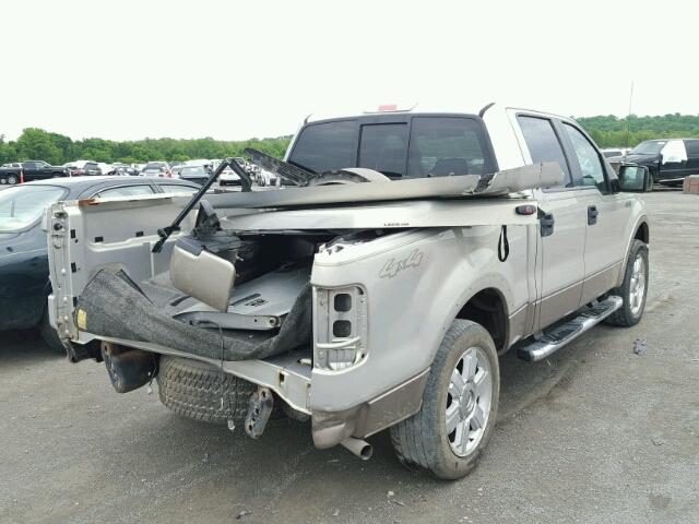 1FTPW145X6FA52184 - 2006 FORD F150 SUPER GRAY photo 4