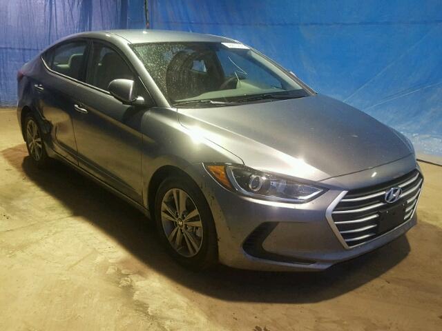 5NPD84LF2JH244903 - 2018 HYUNDAI ELANTRA SE GRAY photo 1