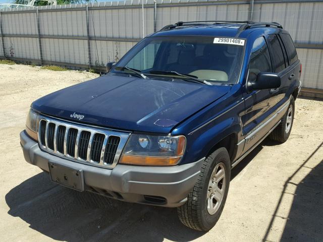 1J4GX48N31C517529 - 2001 JEEP CHER COUN BLUE photo 2