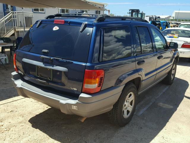 1J4GX48N31C517529 - 2001 JEEP CHER COUN BLUE photo 4