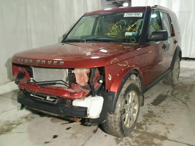 SALAE25406A376738 - 2006 LAND ROVER LR3 SE RED photo 2