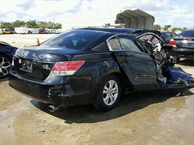 1HGCP2F48AA108734 - 2010 HONDA ACCORD LXP BLACK photo 4