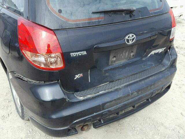 2T1KR38E43C045579 - 2003 TOYOTA COROLLA MA BLACK photo 9